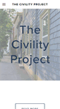 Mobile Screenshot of civilityproject.org